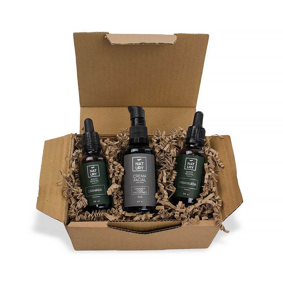 PACK FACIAL NATURAL CON DOS ACEITES PARA PIELES MADURAS - NATURY