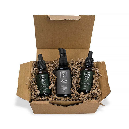 PACK FACIAL NATURAL CON DOS ACEITES PARA PIELES MADURAS - NATURY