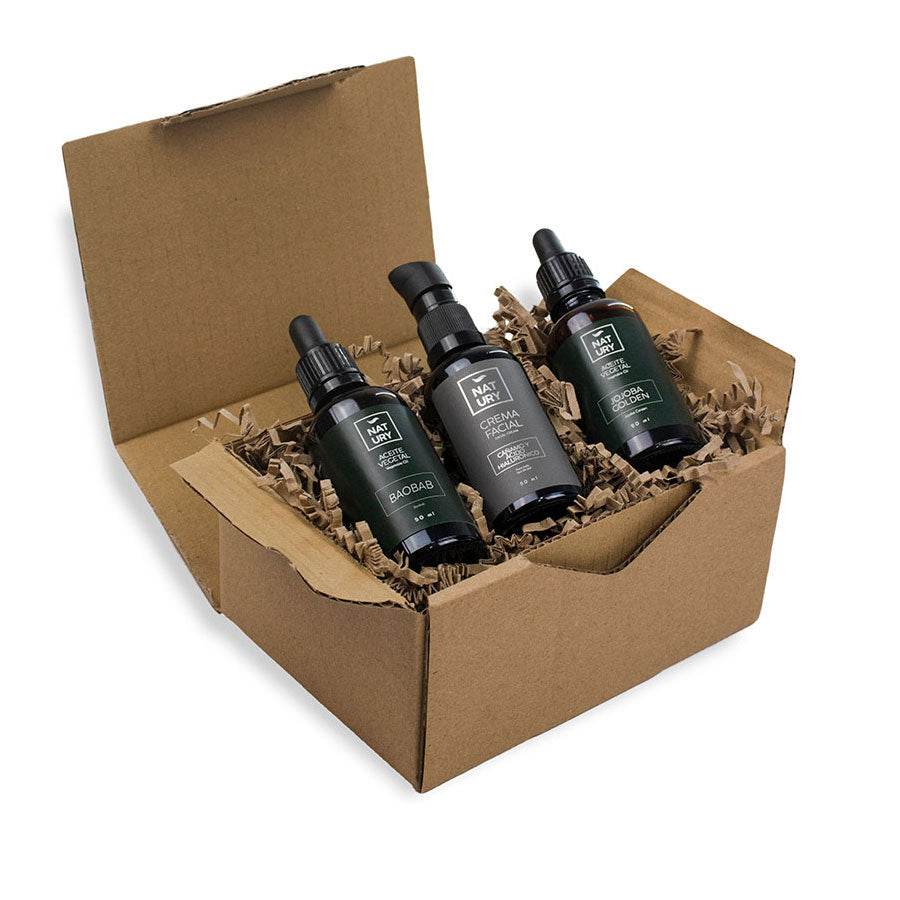 PACK FACIAL NATURAL CON DOS ACEITES PARA PIELES SECAS - NATURY
