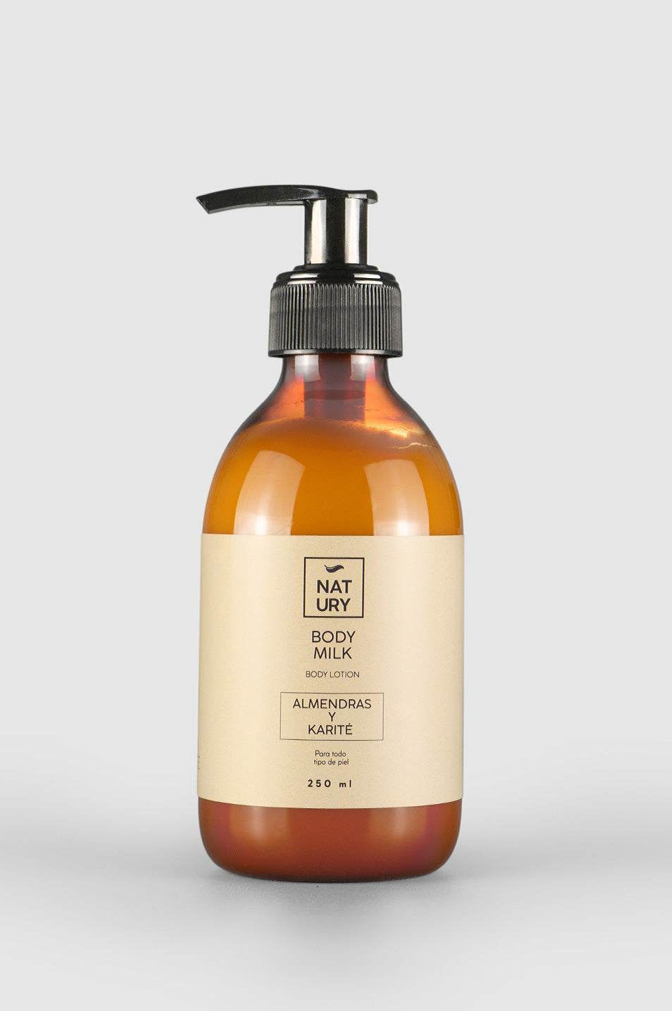 BODY MILK NATURAL CON ACEITE DE ALMENDRAS Y KARITÉ - NATURY