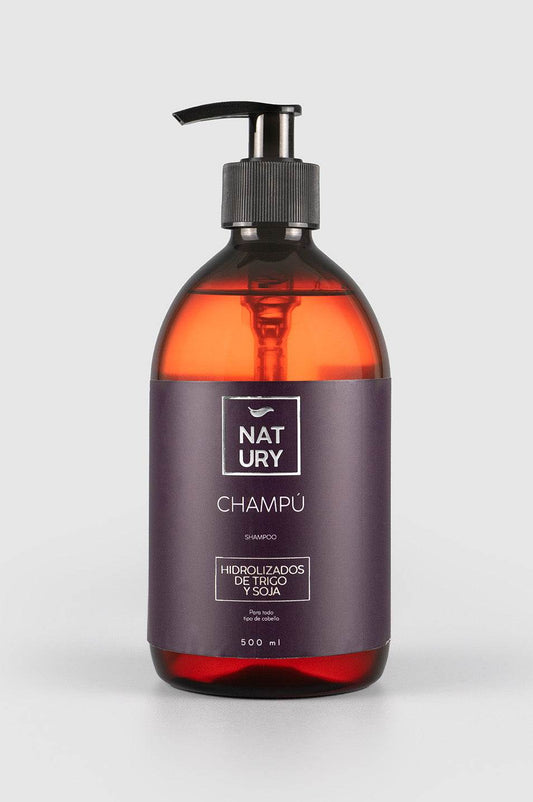 CHAMPÚ NATURAL CON HIDROLIZADOS DE TRIGO Y SOJA - NATURY