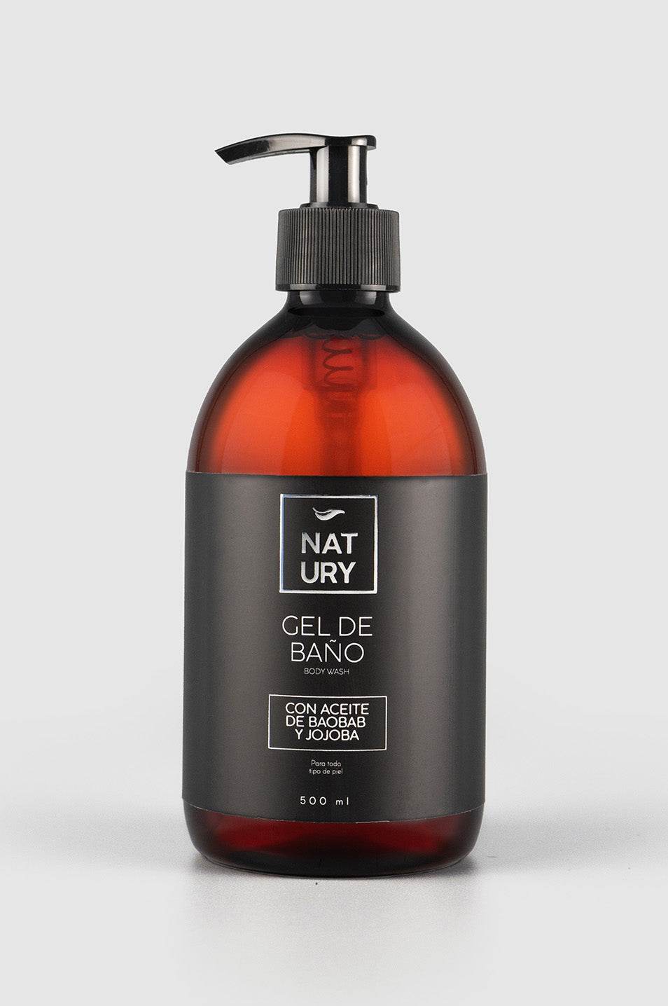 GEL DE BAÑO NATURAL CON ACEITE DE BAOBAB Y JOJOBA - NATURY