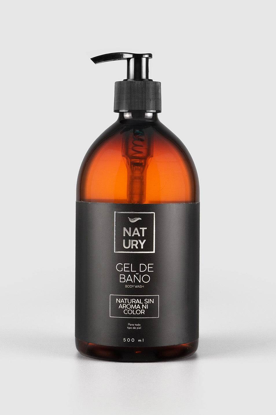 GEL DE BAÑO NATURAL SIN AROMA NI COLOR - NATURY