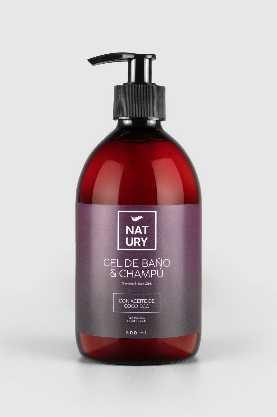 GEL & CHAMPÚ NATURAL CON ACEITE DE COCO ECO - NATURY
