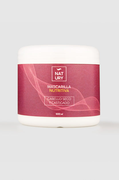 MASCARILLA NATURAL NUTRITIVA PARA CABELLO SECO Y CASTIGADO